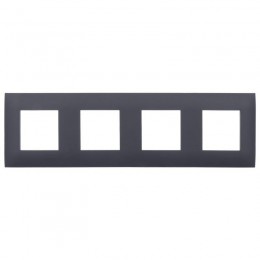Рамка 4-м SKANDY SK-F04G графит IEK SK-M42-K53