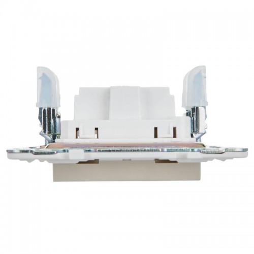 Розетка SKANDY 10А без заземл. без защ. шторок SK-R02B беж. IEK SK-R10-10-K10