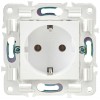 Розетка SKANDY 16А с заземл. без защ. шторок SK-R05W арктич. бел. IEK SK-R11-16-K01