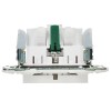 Розетка SKANDY 16А с заземл. защ. шторки SK-R04W арктич. бел. IEK SK-R14-16-K01