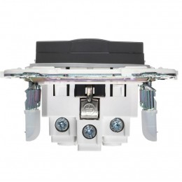 Розетка 1-м SKANDY 16А IP44 с заземл. защ. шторки с крышкой SK-R11G графит IEK SK-R16-16-44-K53