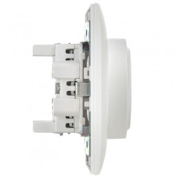 Розетка 2-м SKANDY 16А с заземл. защ. шторки в сборе SK-R07W арктич. бел. IEK SK-R24-16-K01-F