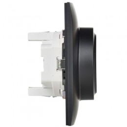 Розетка 2-м SKANDY 16А с заземл. защ. шторки в сборе SK-R07Bl черн. IEK SK-R24-16-K02-F