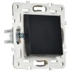 Выключатель 1-кл. SKANDY 10А SK-V01Bl черн. IEK SK-V10-0-10-K02