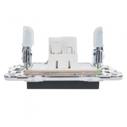 Выключатель 1-кл. SKANDY 10А SK-V01G графит IEK SK-V10-0-10-K53