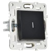 Выключатель 1-кл. SKANDY 10А SK-V07Bl с индикацией черн. IEK SK-V10-1-10-K02