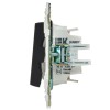Выключатель 1-кл. SKANDY 10А SK-V07Bl с индикацией черн. IEK SK-V10-1-10-K02