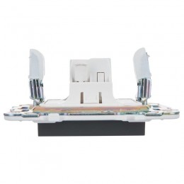 Выключатель 1-кл. SKANDY 10А SK-V07G с индикацией графит IEK SK-V10-1-10-K53