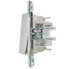 Выключатель проходной 1-кл. SKANDY 10А SK-V02W арктич. бел. IEK SK-V12-0-10-K01