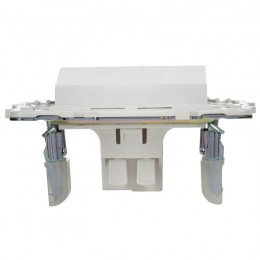 Выключатель проходной 1-кл. SKANDY 10А SK-V02W арктич. бел. IEK SK-V12-0-10-K01