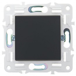 Выключатель проходной 1-кл. SKANDY 10А SK-V02G графит IEK SK-V12-0-10-K53