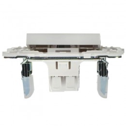 Выключатель проходной 1-кл. SKANDY 10А SK-V08W с индикацией арктич. бел. IEK SK-V12-1-10-K01