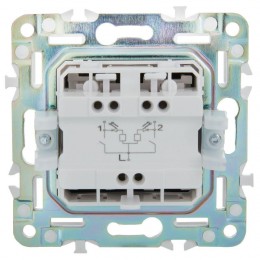 Выключатель 2-кл. SKANDY 10А SK-V04G графит IEK SK-V20-0-10-K53