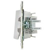 Выключатель 2-кл. SKANDY 10А SK-V09W с индикацией арктич. бел. IEK SK-V20-1-10-K01