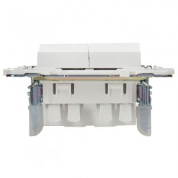 Выключатель проходной 2-кл. SKANDY 10А SK-V05W арктич. бел. IEK SK-V22-0-10-K01