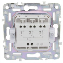 Выключатель 3-кл. SKANDY 10А SK-V11Bl черн. IEK SK-V30-0-10-K02