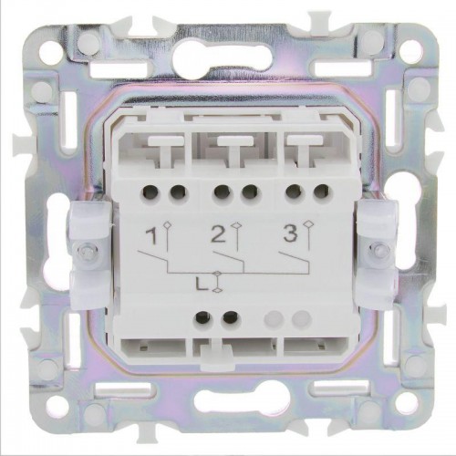 Выключатель 3-кл. SKANDY 10А SK-V11G графит IEK SK-V30-0-10-K53