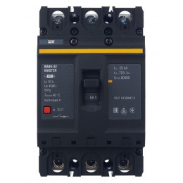 Выключатель автоматический 3п 63А 25кА ВА88-32 MASTER IEK SVA10-3-0063-02