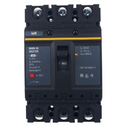 Выключатель автоматический 3п 250А 35кА ВА88-35 MASTER IEK SVA30-3-0250-02