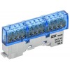 Шина нулевая N изол. на универс. держ. 6х9-12-С TEKFOR IEK TF-NN10-12-KL-K07