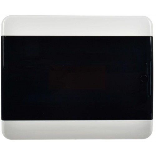Корпус ЩРН-П-12 TEKFOR IP41 черн. прозр. дверь пластик. IEK TF5-KP12-N-12-41-K01-K03