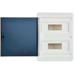 Корпус ЩРН-П-24 TEKFOR IP41 черн. прозр. дверь пластик. IEK TF5-KP12-N-24-41-K01-K03