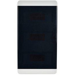 Корпус ЩРН-П-36 TEKFOR IP41 черн. прозр. дверь пластик. IEK TF5-KP12-N-36-41-K01-K03