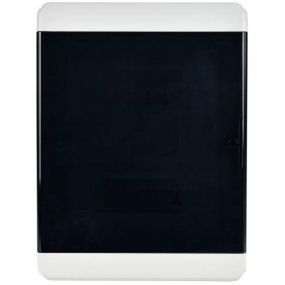 Корпус ЩРВ-П-24 TEKFOR IP41 черн. прозр. дверь пластик. IEK TF5-KP12-V-24-41-K01-K03