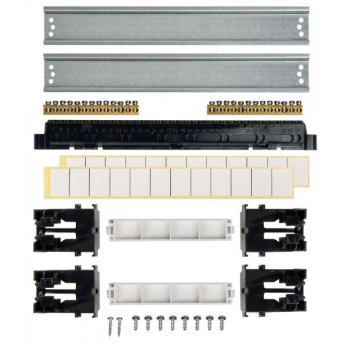 Корпус ЩРВ-П-24 TEKFOR IP41 черн. прозр. дверь пластик. IEK TF5-KP12-V-24-41-K01-K03