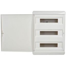 Корпус ЩРВ-П-54 TEKFOR IP41 бел. дверь пластик. IEK TF5-KP13-V-54-41-K01-K01