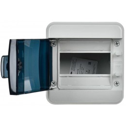 Корпус КМПн-6 TEKFOR IP65 черн. прозр. дверь пластик. IEK TF5-KP72-N-06-65-K03-K02