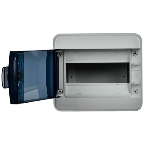 Корпус КМПн-8 TEKFOR IP65 черн. прозр. дверь пластик. IEK TF5-KP72-N-08-65-K03-K02