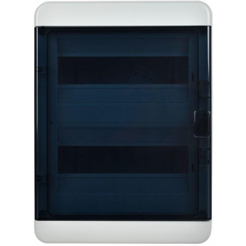 Корпус КМПн-24 TEKFOR IP65 черн. прозр. дверь пластик. IEK TF5-KP72-N-24-65-K03-K02