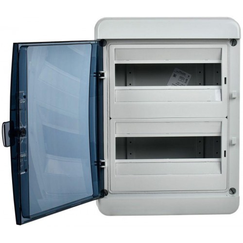 Корпус КМПн-24 TEKFOR IP65 черн. прозр. дверь пластик. IEK TF5-KP72-N-24-65-K03-K02