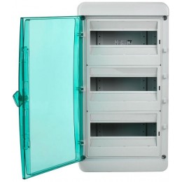Корпус КМПн-36 TEKFOR IP65 зел. прозр. дверь пластик. IEK TF5-KP72-N-36-65-K03-K06