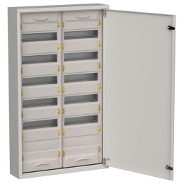 Корпус ЩРн-144 (2х72) TITAN 5 960х570х140 IP31 метал. сер. IEK TI5-50-N-2X072-31-7035