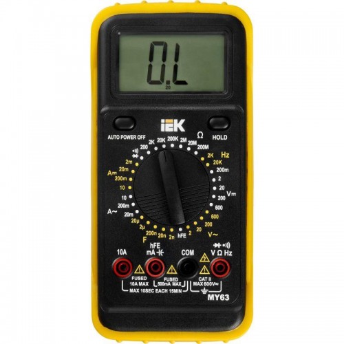 Мультиметр цифровой Professional MY63 IEK TMD-5S-063