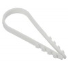 Дюбель-хомут 19х25мм для круглого кабеля нейлон бел. (уп.100шт) GENERICA UDH13-19-25-100-K01-G