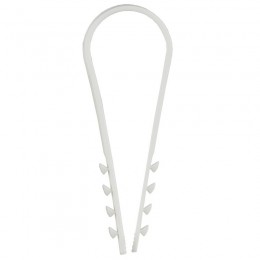 Дюбель-хомут 19х25мм для круглого кабеля нейлон бел. (уп.100шт) GENERICA UDH13-19-25-100-K01-G