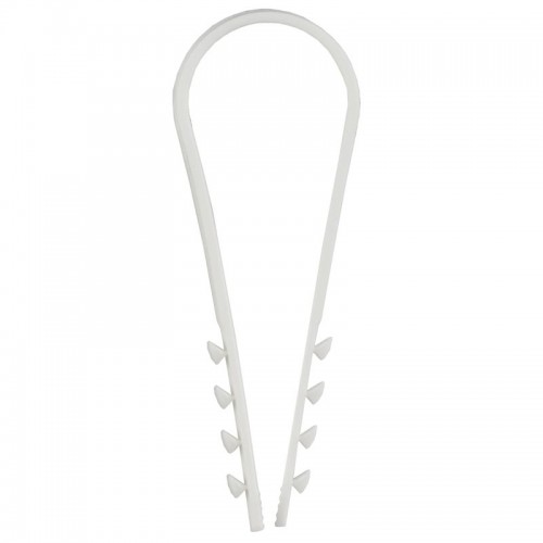 Дюбель-хомут 19х25мм для круглого кабеля нейлон бел. (уп.100шт) GENERICA UDH13-19-25-100-K01-G