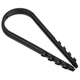 Дюбель-хомут 19х25мм для круглого кабеля нейлон черн. (уп.100шт) GENERICA UDH13-19-25-100-K02-G