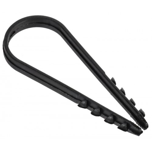 Дюбель-хомут 19х25мм для круглого кабеля нейлон черн. (уп.100шт) GENERICA UDH13-19-25-100-K02-G