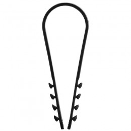 Дюбель-хомут 19х25мм для круглого кабеля нейлон черн. (уп.100шт) GENERICA UDH13-19-25-100-K02-G