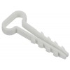 Дюбель-хомут 14х6мм для плоского кабеля нейлон бел. (уп.100шт) GENERICA UDH14-14-06-100-K01-G