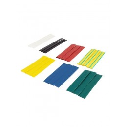 Набор трубок термоусадочных нг-LS 12/6 100мм 7 цветов по 3шт IEK UDR10-012-006-021-S