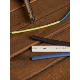 Набор трубок термоусадочных тонкостен. ТТУ 2/1; 4/2; 6/3; 8/4 (ЖЗ; С; К; Ч) 20х8см разноцвет. IEK UDRS-D2-D8-10-1