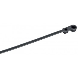 Хомут 2.5х110мм P6.6 с винтовым креплением черн. (уп.100шт) IEK UHH12-D025-110-100-K02