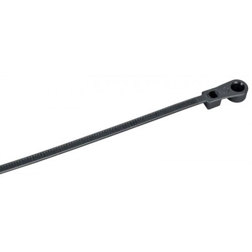 Хомут 2.5х110мм P6.6 с винтовым креплением черн. (уп.100шт) IEK UHH12-D025-110-100-K02