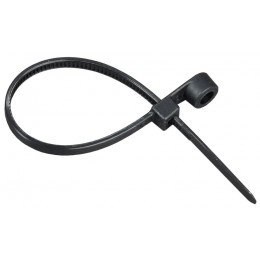 Хомут 2.5х110мм P6.6 с винтовым креплением черн. (уп.100шт) IEK UHH12-D025-110-100-K02