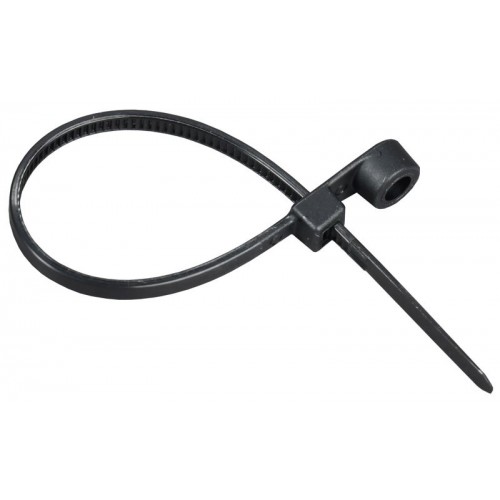 Хомут 2.5х110мм P6.6 с винтовым креплением черн. (уп.100шт) IEK UHH12-D025-110-100-K02
